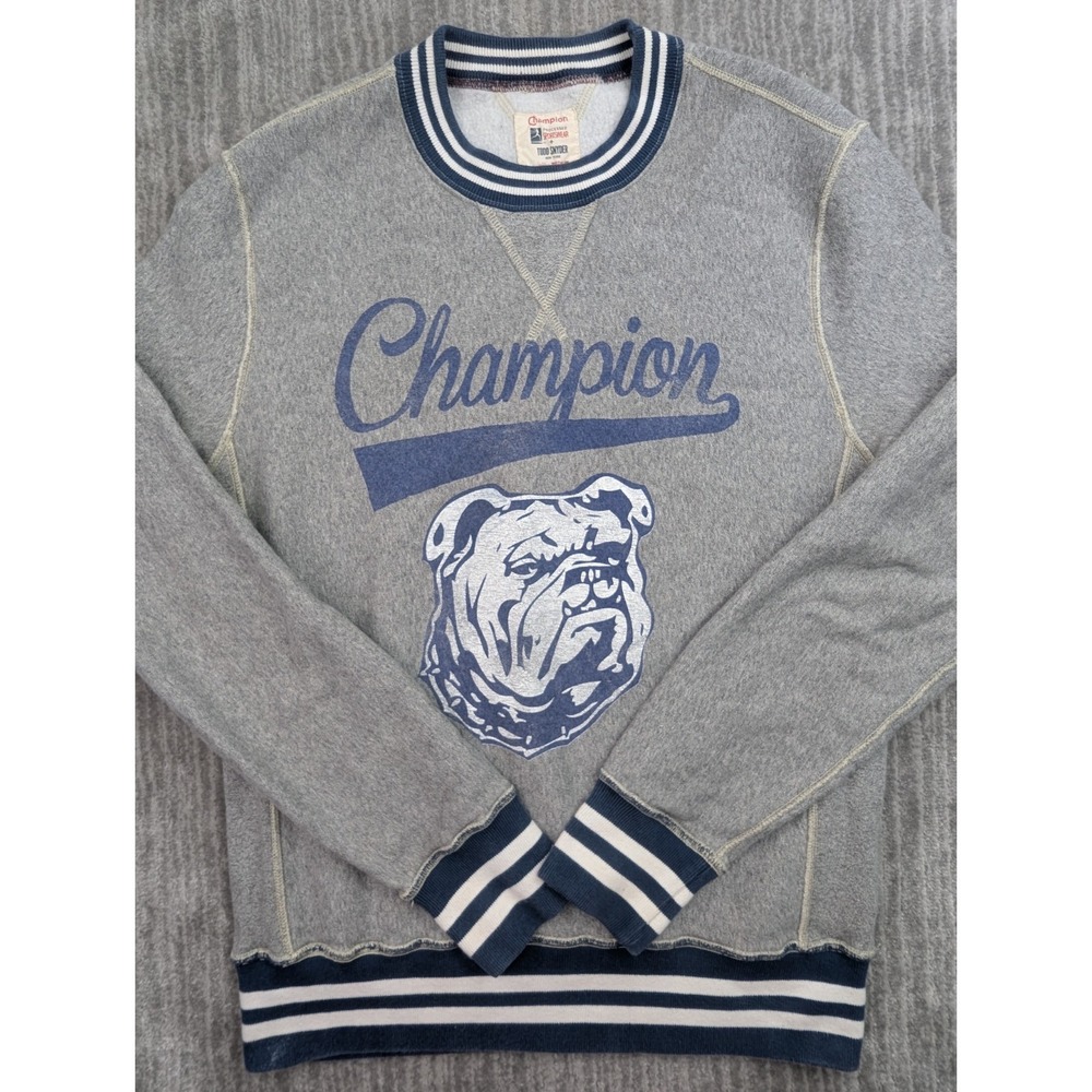 Champion x Todd Snyder Butler Bulldogs Crewneck Sweatshirt Mens Medium Gray